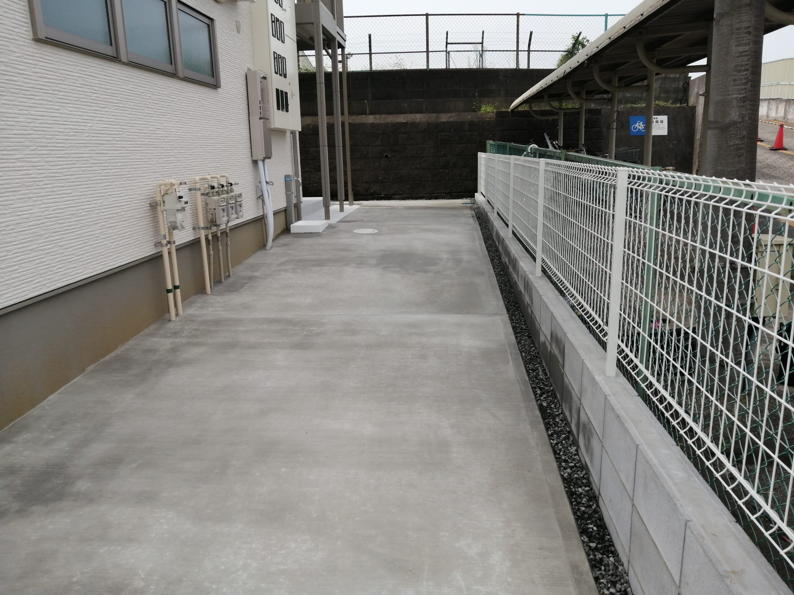 外構工事の完成現場